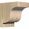 Ekena Millwork Newport Rough Sawn Corbel, Douglas Fir, 4"W x 6"D x 6"H COR04X06X06NEW00RDF - alternate 1